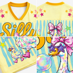 ChaoticClub Striped Silly Goose Bubblegum Mesh Jersey
