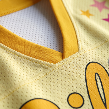 ChaoticClub Striped Silly Goose Bubblegum Mesh Jersey