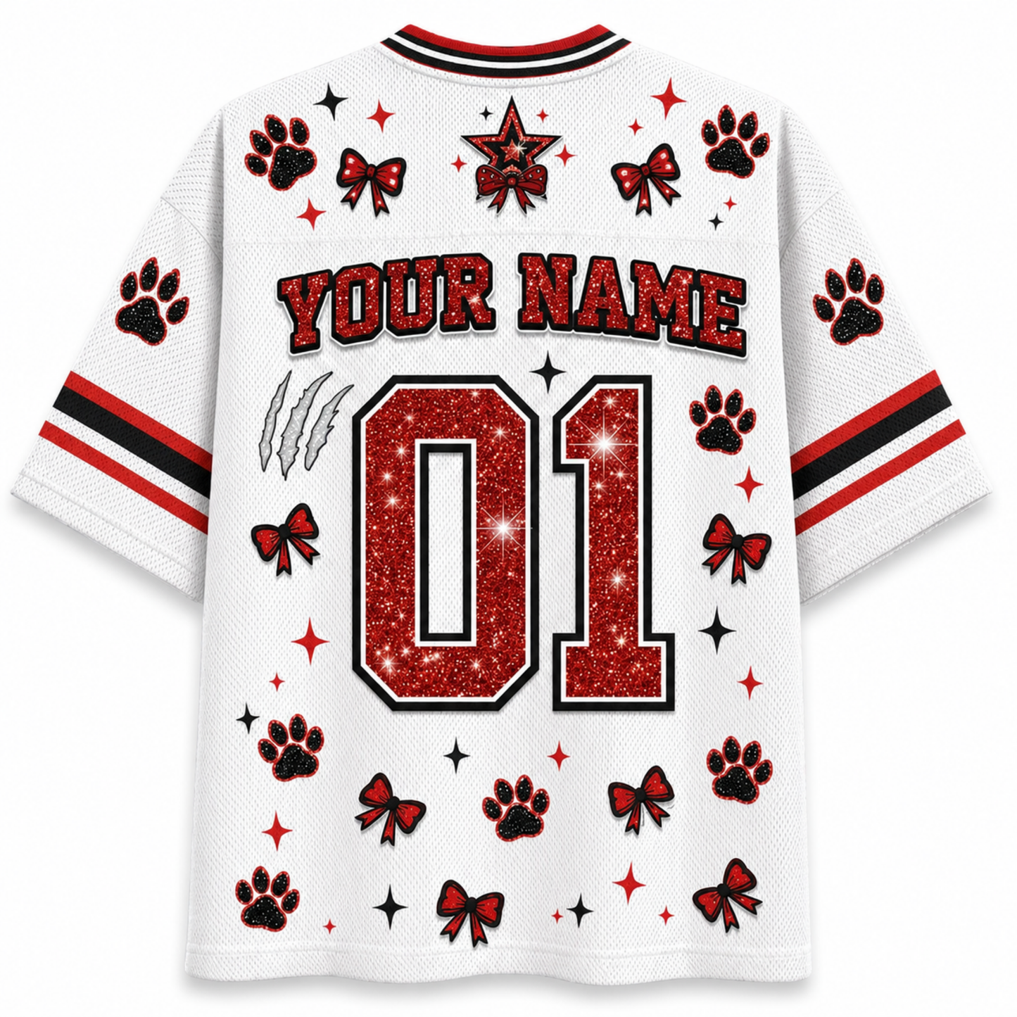 Chaotic Club Personalized School Spirit Mascot Mesh Jersey
