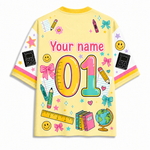 ChaoticClub Striped Make A Difference Pencil Crayons  Mesh Jersey