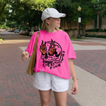 ChaoticClub Everything Is Fine Skull Neon Summer T-shirt
