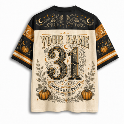 Chaotic Club Retro Vintage Halloween Spooky Season Mesh Jersey