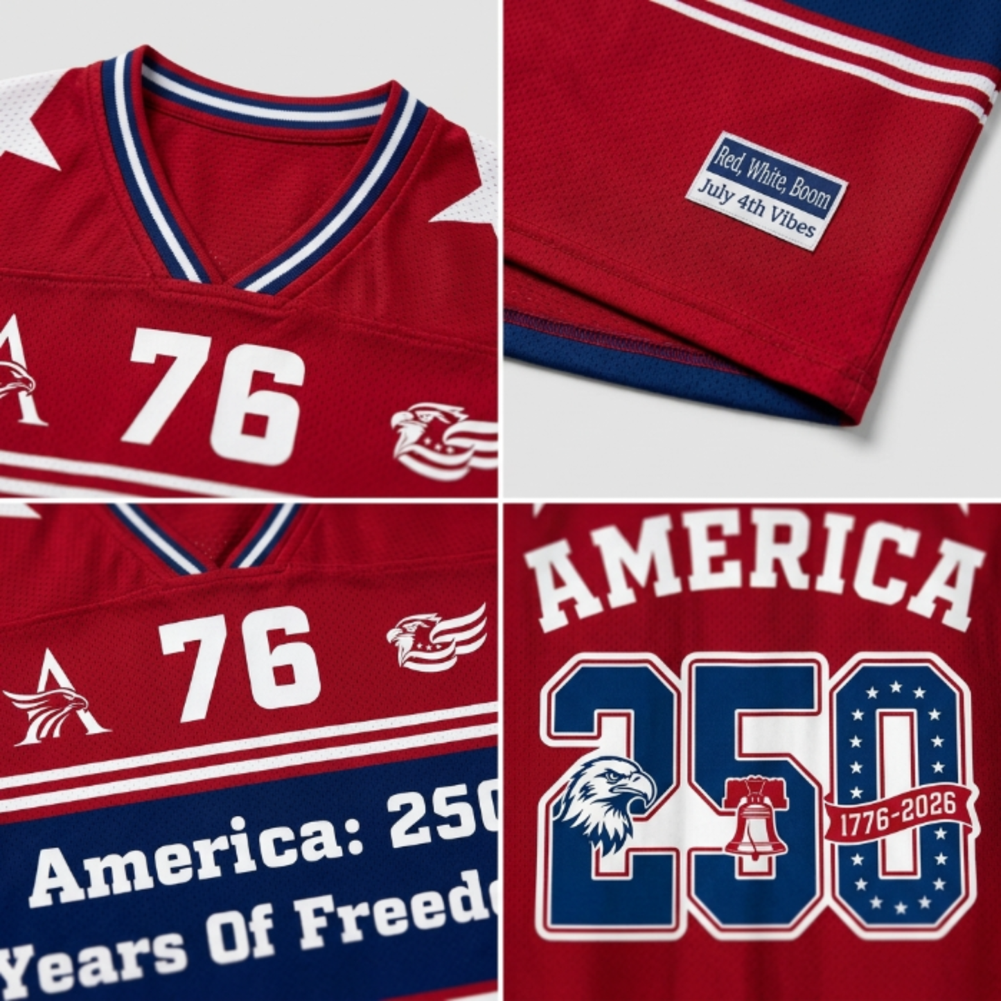 ChaoticClub America: 250 Years Of Freedom Mesh Jersey
