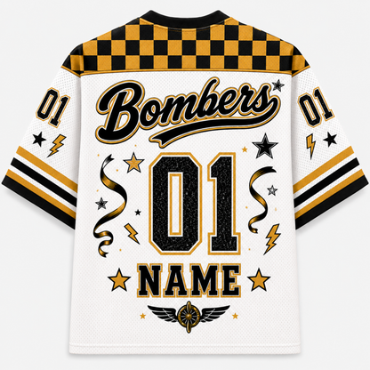 ChaoticcClub Bombers Stars Mascot Mesh Jersey