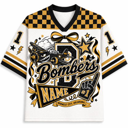 ChaoticcClub Bombers Stars Mascot Mesh Jersey