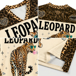 ChaoticcClub Bubblegum Leopard Mesh Jersey - Lifestyle Back View