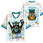 ChaoticClub Back to School Raccoon Mesh Jersey