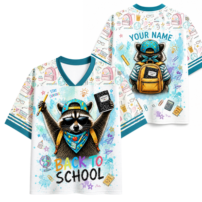 ChaoticClub Back to School Raccoon Mesh Jersey