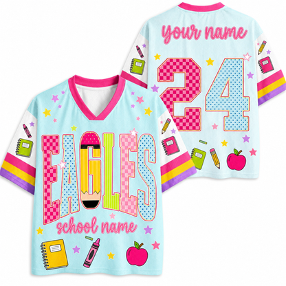 ChaoticClub School Mascot Personalized Mesh Jersey