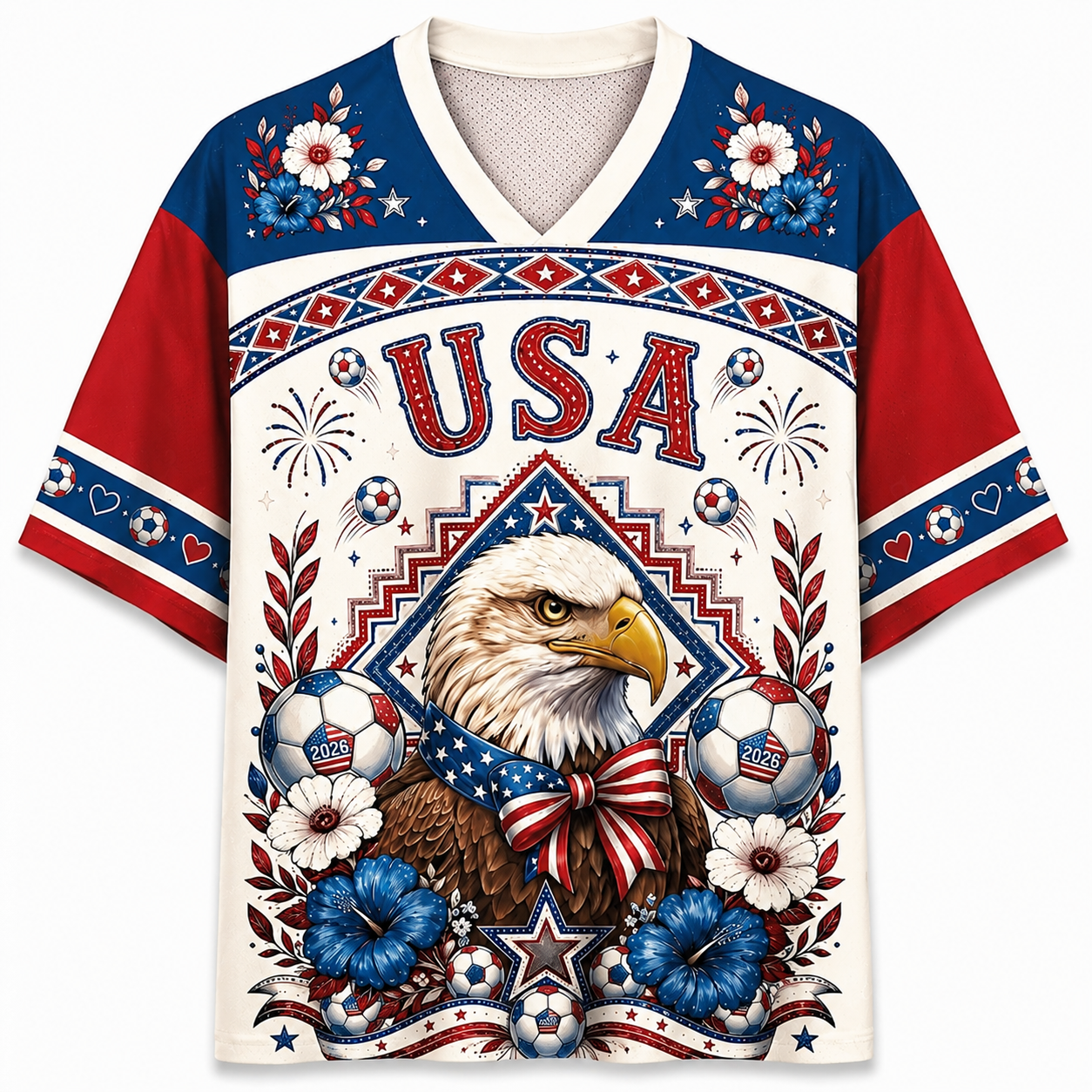 ChaoticClub Eagle USA Soccer Mesh Jersey