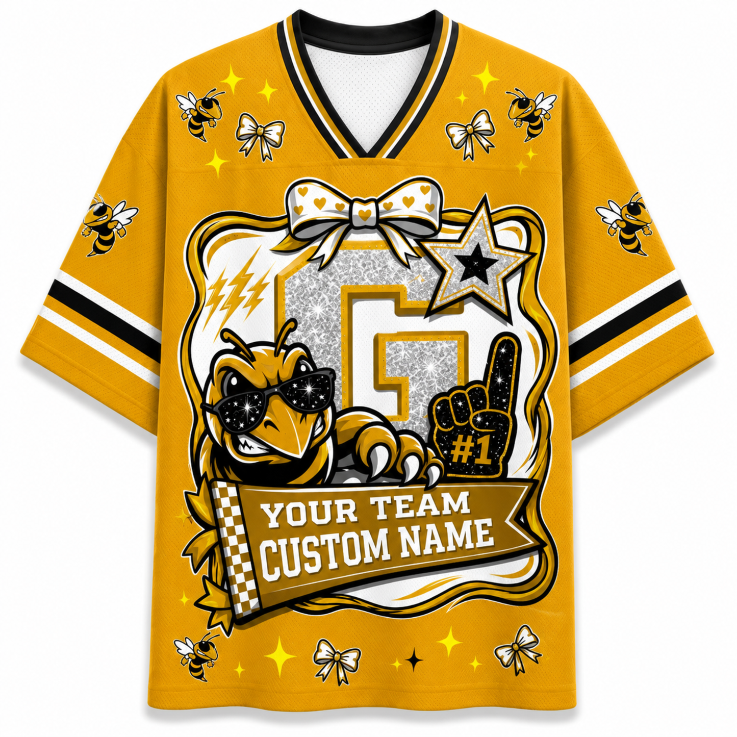 Chaotic Club Personalized School Spirit Mascot Mesh Jersey