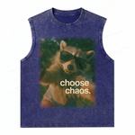 ChaoticClub Choose Chao Raccoon Wash Tanktop