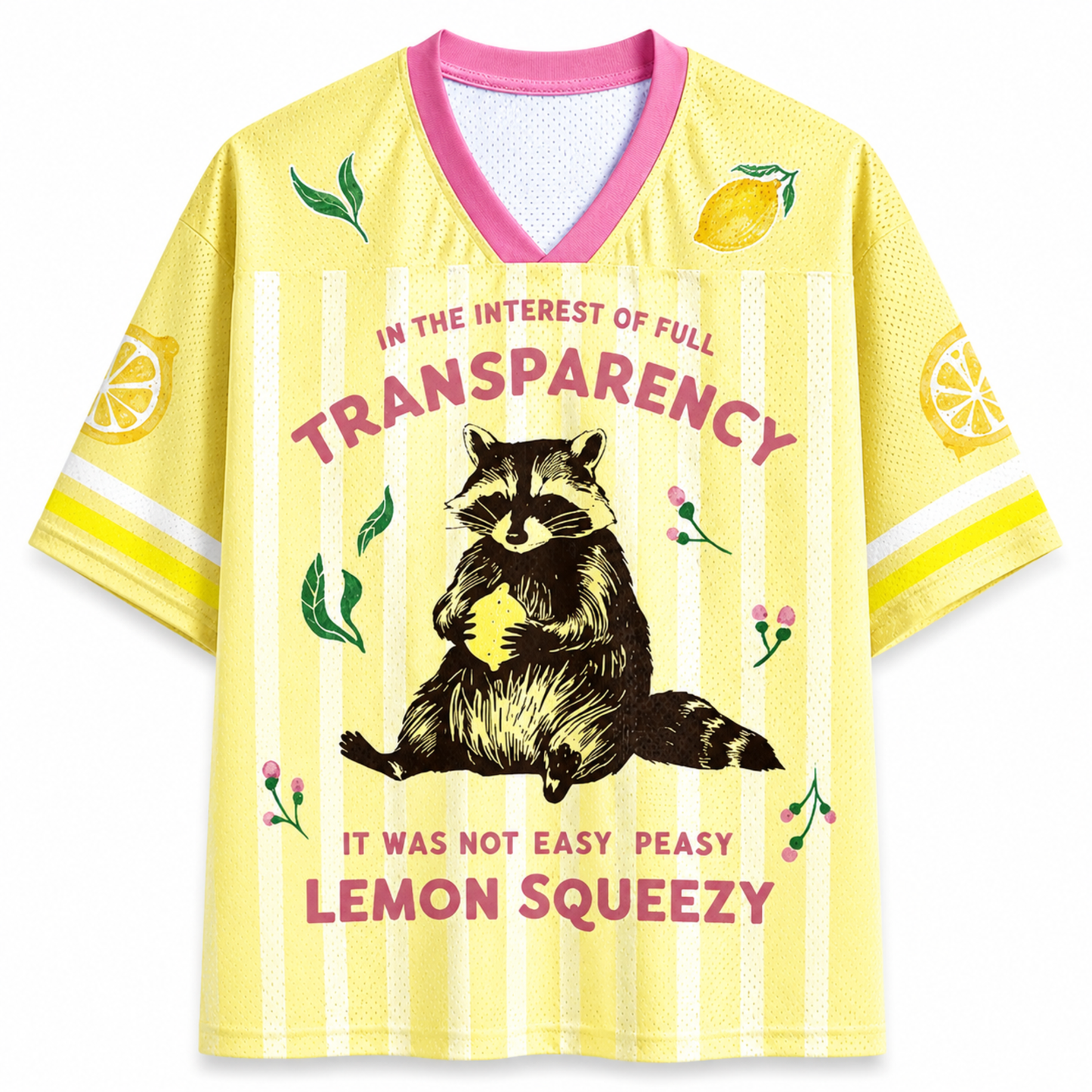 ChaoticClub Transparency Easy Peasy Lemon Squeezy Mesh Jersey