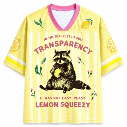 ChaoticClub Transparency Easy Peasy Lemon Squeezy Mesh Jersey