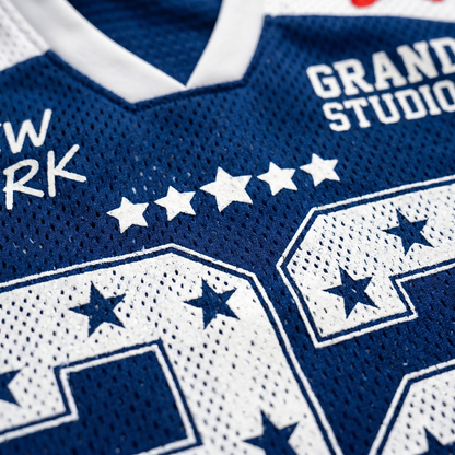 ChaoticcClub New York City Personalized Mesh Jersey - Breathable Mesh Fabric Detail