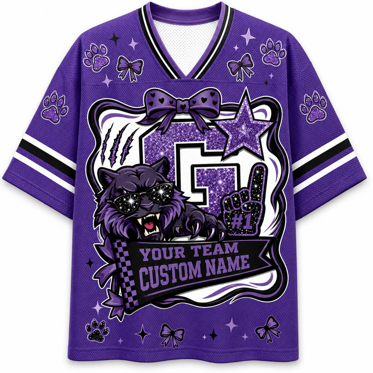 Chaotic Club Personalized School Spirit Mascot Mesh Jersey