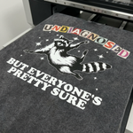 ChaoticClub Undiagnosed Racconn Washed T-Shirt