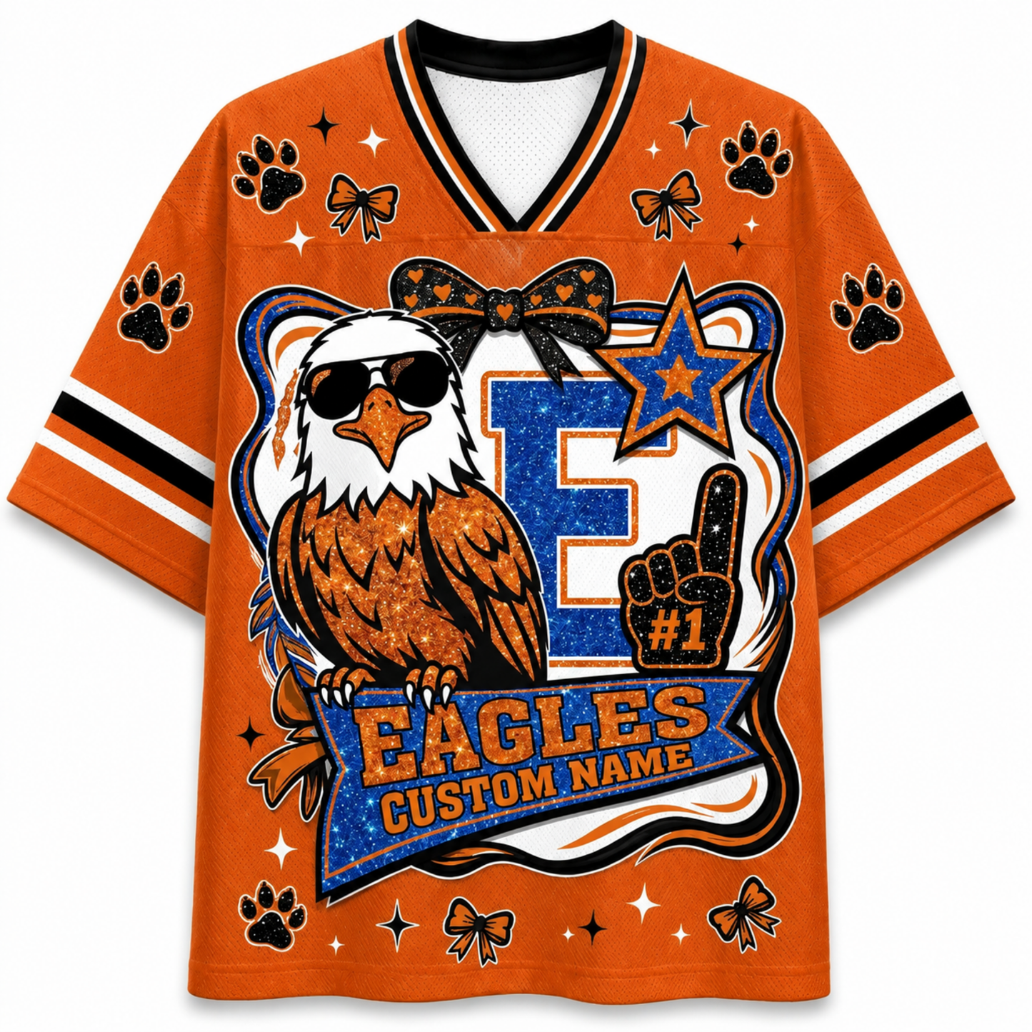 Chaotic Club Personalized School Spirit Mascot Mesh Jersey