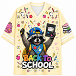 ChaoticClub Back to School Raccoon Mesh Jersey