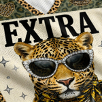 ChaoticClub Extra Boujee Leopard Mesh Jersey
