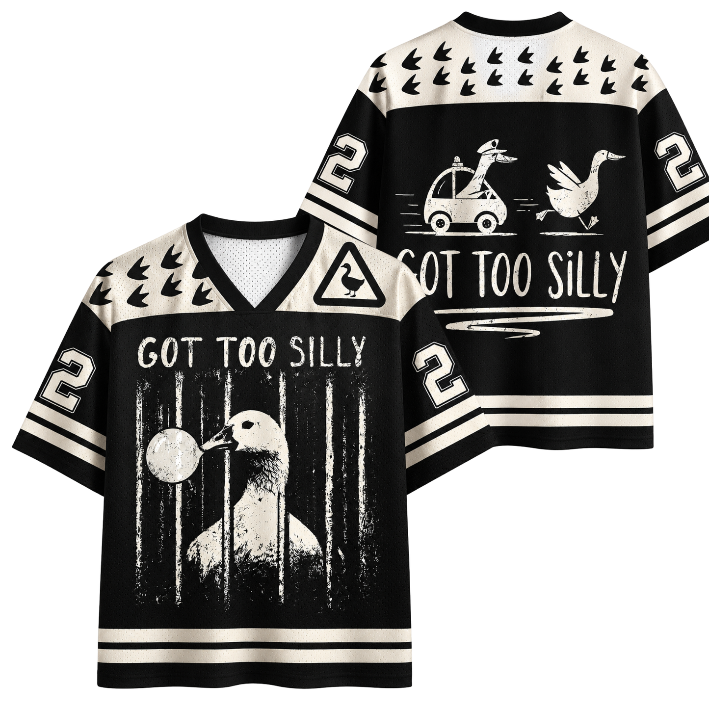 ChaoticClub GOT TOO SILLY Unhinged Mesh Jersey