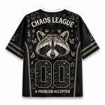 ChaoticClub I Identify As A Problem Raccoon Mesh Jersey