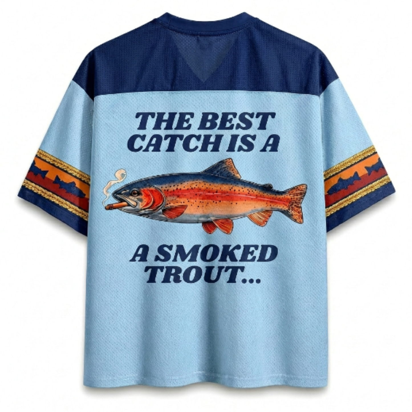 ChaoticClub Fish Around Trout Summer Mesh Jersey