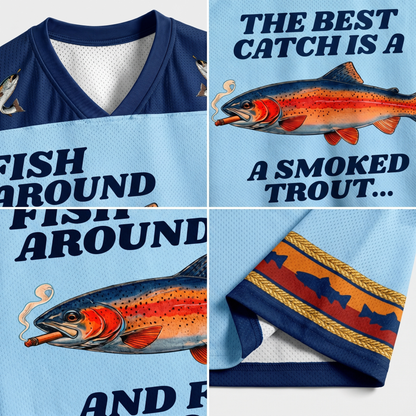 ChaoticClub Fish Around Trout Summer Mesh Jersey