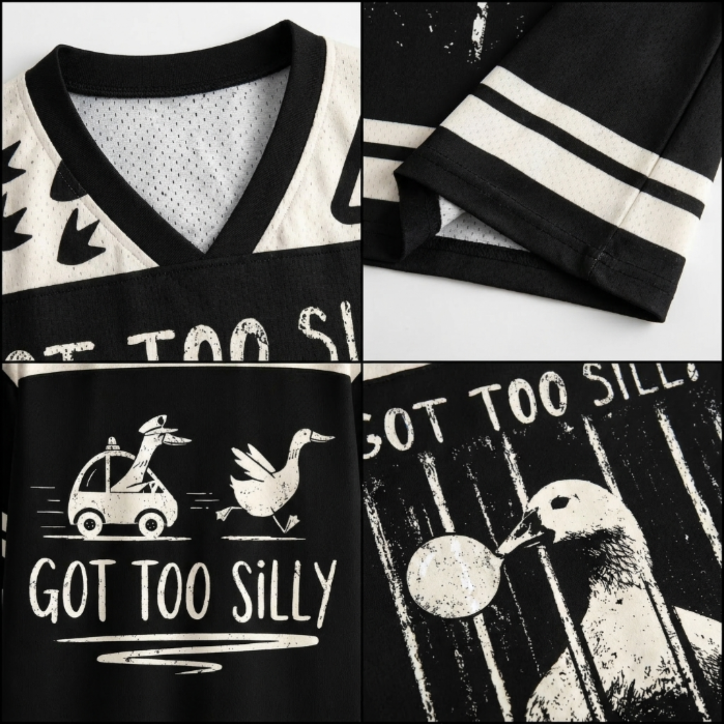 ChaoticClub GOT TOO SILLY Unhinged Mesh Jersey