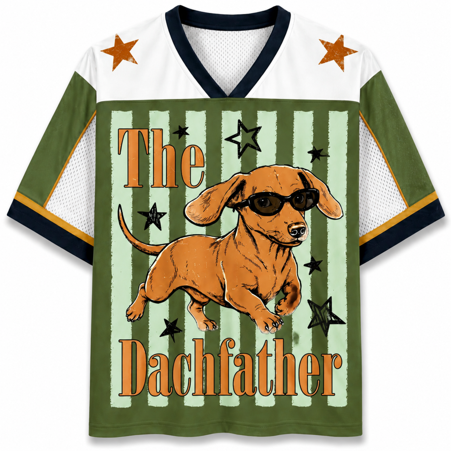 ChaoticClub The Dachfather Dachshund Dog Mesh Jersey