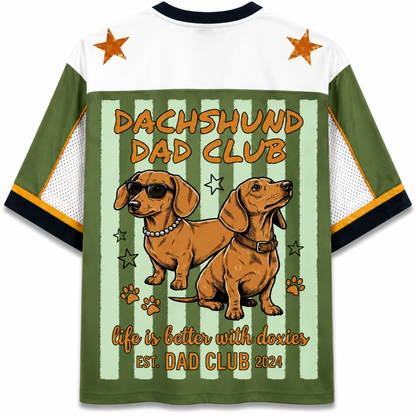 ChaoticClub The Dachfather Dachshund Dog Mesh Jersey