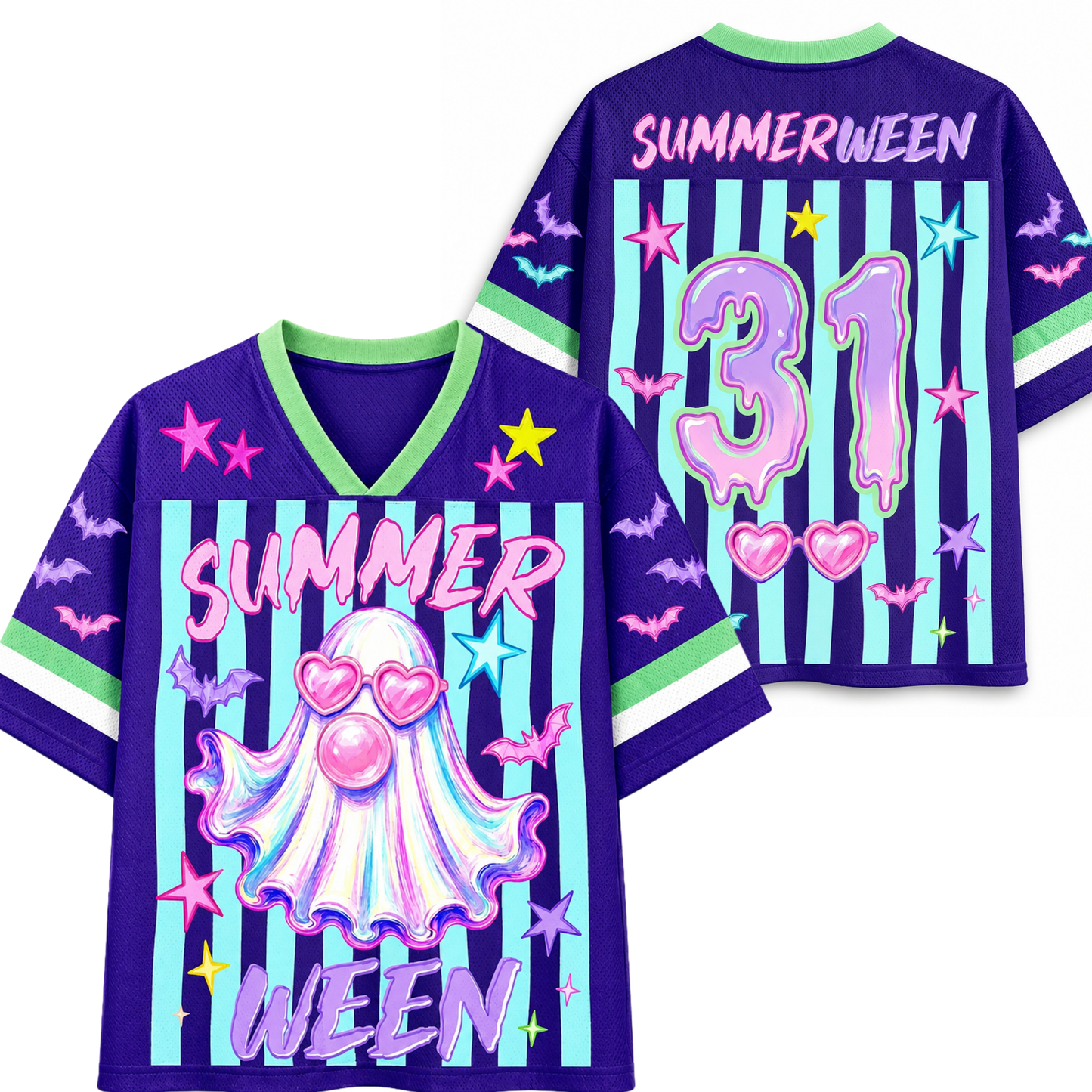 ChaoticClub Preppy Summer-ween Bubble Mesh Jersey