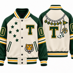 Chaotic Club Custom Mascot Necklace Game Day Varsity Jacket