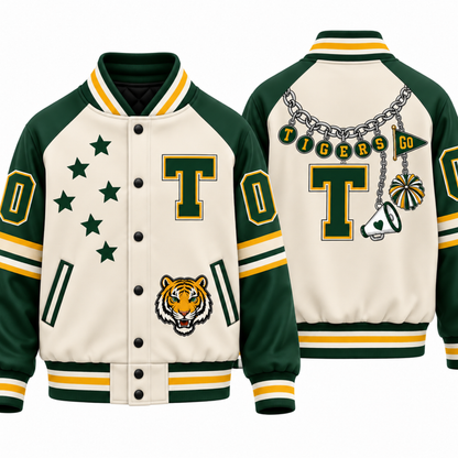 Chaotic Club Custom Mascot Necklace Game Day Varsity Jacket