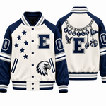 Chaotic Club Custom Mascot Necklace Game Day Varsity Jacket