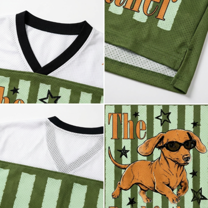 ChaoticClub The Dachfather Dachshund Dog Mesh Jersey