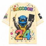 ChaoticClub Back to School Raccoon Mesh Jersey
