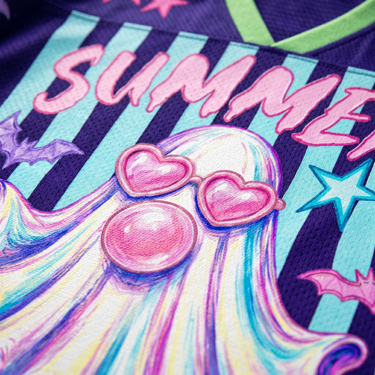 ChaoticClub Preppy Summer-ween Bubble Mesh Jersey