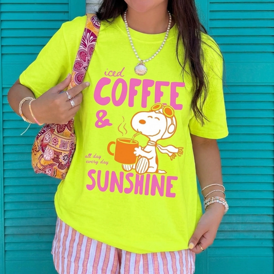 ChaoticClub Summer Coffee And Sunshine T-shirt