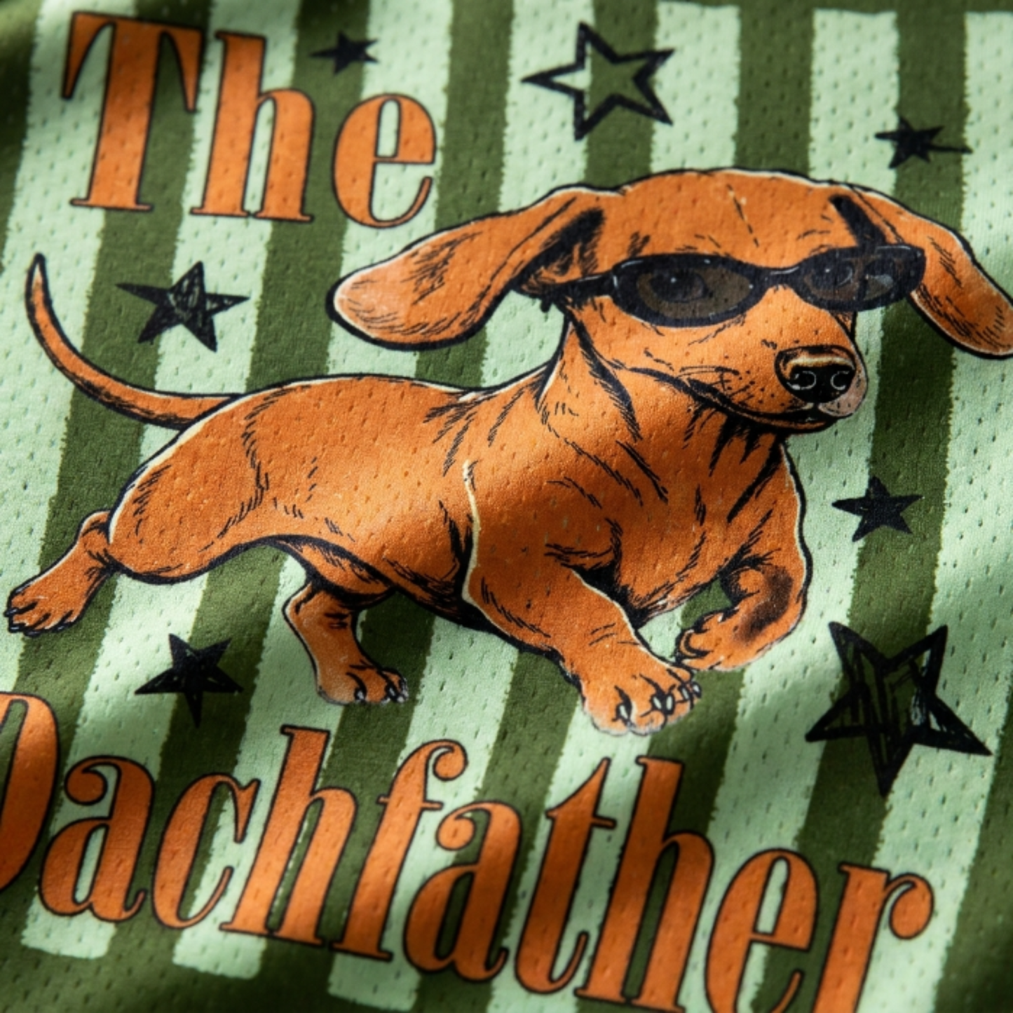 ChaoticClub The Dachfather Dachshund Dog Mesh Jersey