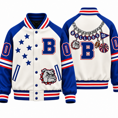 Chaotic Club Custom Mascot Necklace Game Day Varsity Jacket