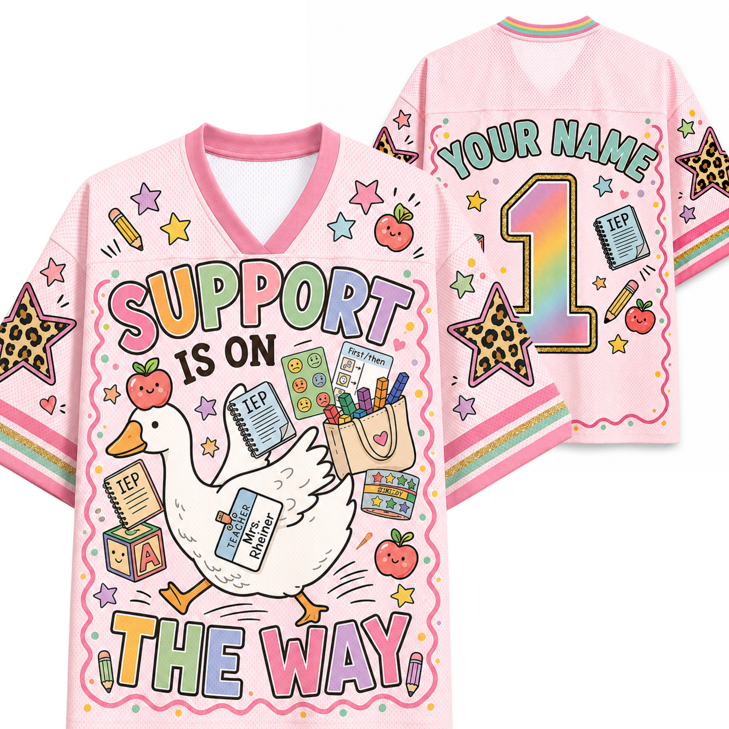 ChaoticClub Silly Goose Special Education Teacher Mesh Jersey