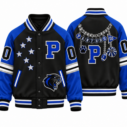Chaotic Club Custom Mascot Necklace Game Day Varsity Jacket