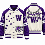 Chaotic Club Custom Mascot Necklace Game Day Varsity Jacket
