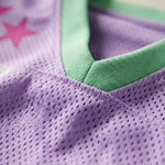 ChaoticClub Striped Guess What Chicken Butt Mesh Jersey
