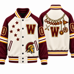 Chaotic Club Custom Mascot Necklace Game Day Varsity Jacket