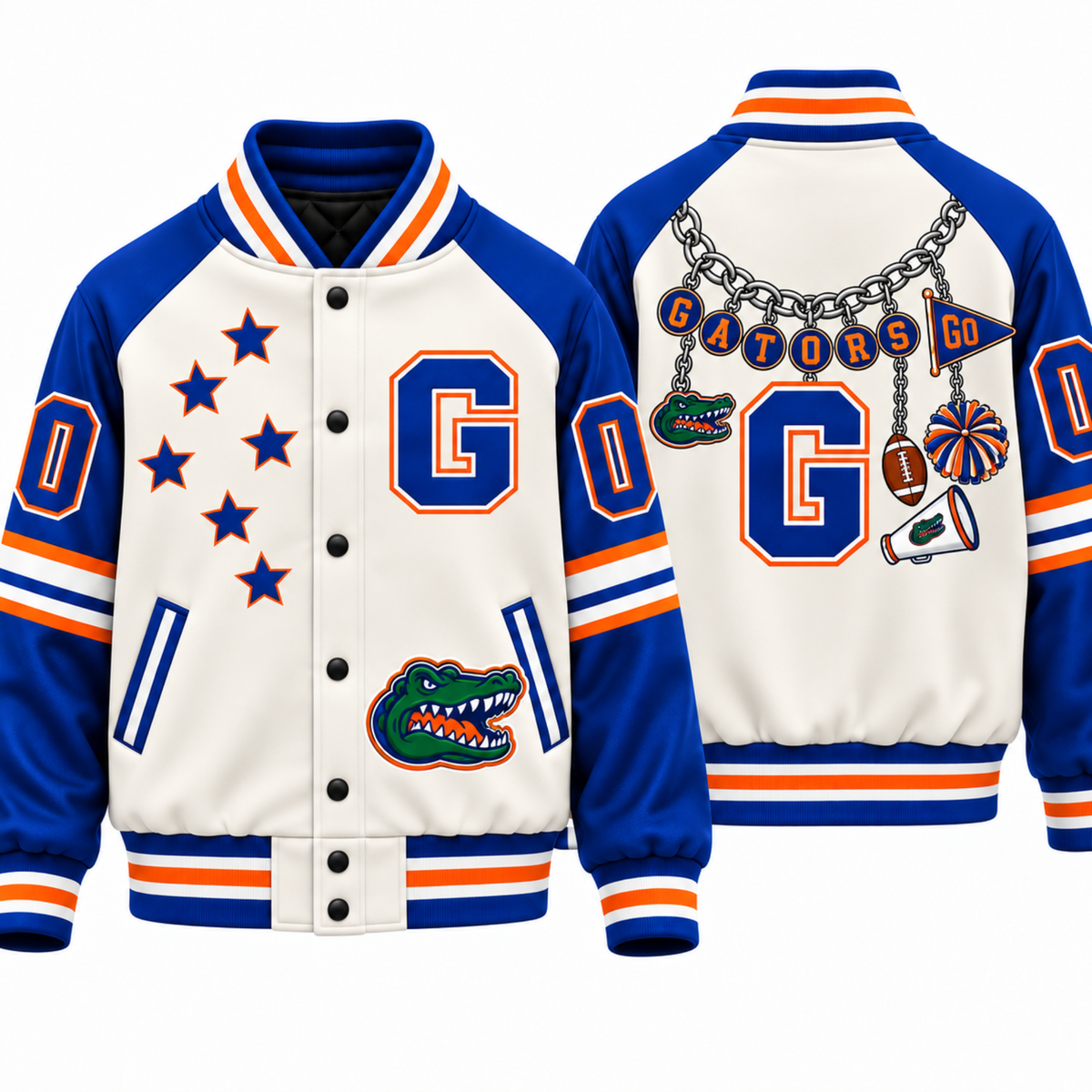 Chaotic Club Custom Mascot Necklace Game Day Varsity Jacket