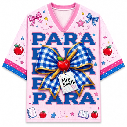 ChaoticClub PRINCIPAL, LIBRARIAN, SPED, COUNCILOR, PARA, TEACHER Mesh Jersey