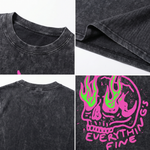 ChaoticClub Everything Is Fine Skull Wash Tanktop
