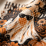 ChaoticClub Ghost Blowing Bubble Gum Brushstroke Halloween Mesh Jersey